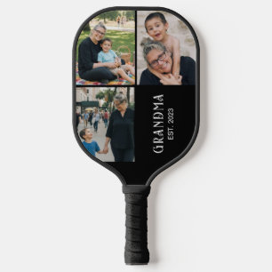 Palas De Pickleball Abuela Estableció Moderna Negra Audaz 3 Foto