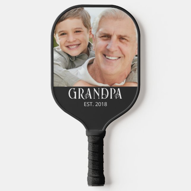 Palas De Pickleball Abuelo Estableció Foto  (Anverso)