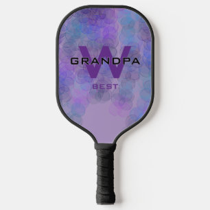 Palas De Pickleball Abuelo púrpura Lt Monogramado