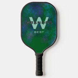Palas De Pickleball Abuelo verde oscuro monogramado