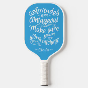 Palas De Pickleball ACTITUDES nombre y color personalizados Pickleball