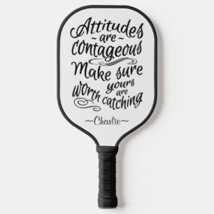 Palas De Pickleball ACTITUDES nombre y color personalizados Pickleball
