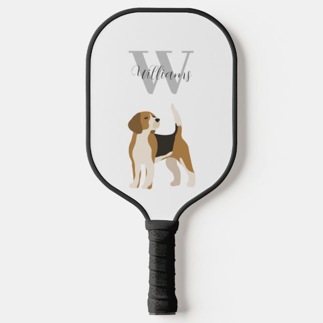 Palas De Pickleball Acuarela de perro personalizada (Anverso)
