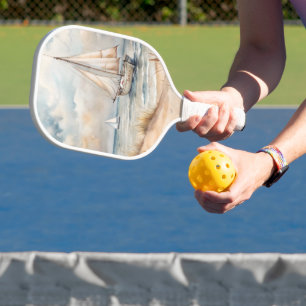 Palas De Pickleball Acuarela de Vela Pacífica