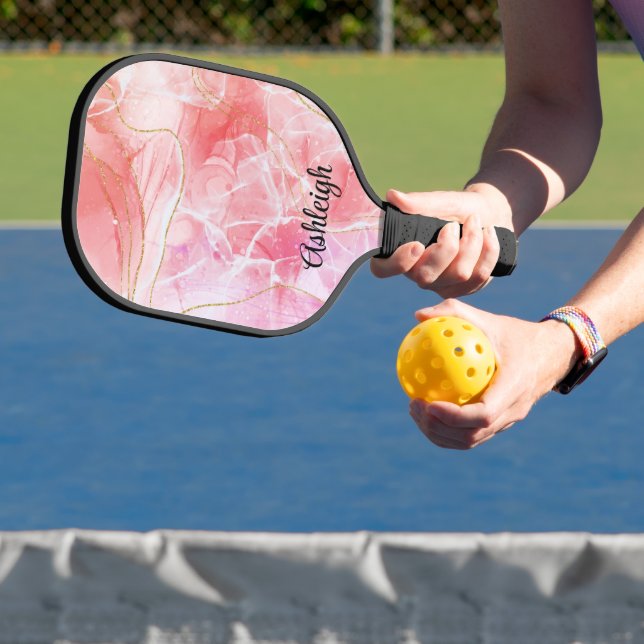 Palas De Pickleball Acuarela rosa (in situ)