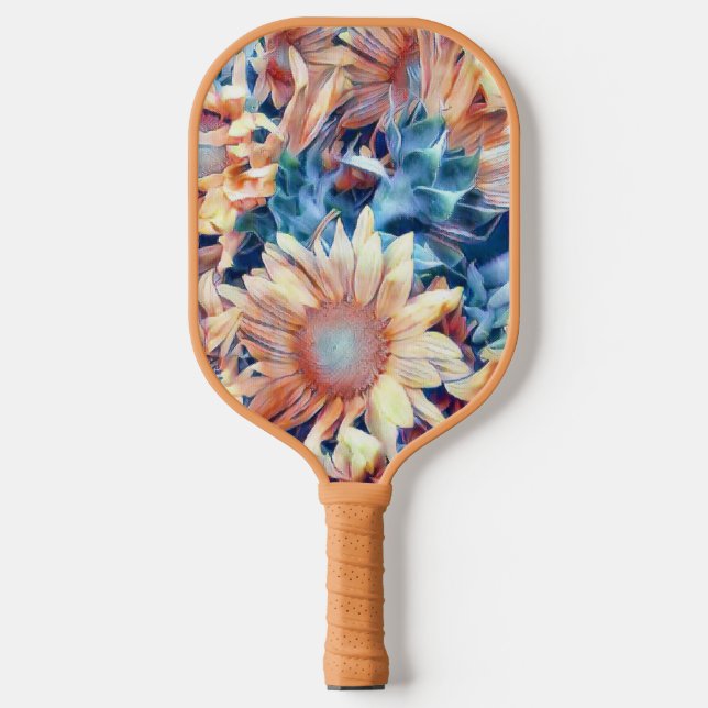 Palas De Pickleball acuarell floral 03 (Anverso)