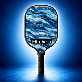Palas De Pickleball Ágata Ocean Jeweled Personalizada