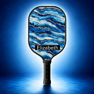 Palas De Pickleball Ágata Ocean Jeweled Personalizada