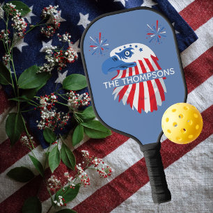 Palas De Pickleball Águila calva patriótica América 250º 4 de julio