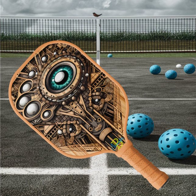 Palas De Pickleball Ala De Baloncesto Encantada Con Ojo Verde (Subido por el creador)