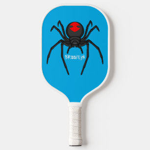 Palas De Pickleball Alarmante ilustracion personalizado de araña de vi