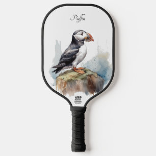 Palas De Pickleball Aleta en una acuarela de rock, personalizado