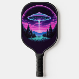 Palas De Pickleball Alien Spaceship Retro Futurista