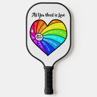Palas De Pickleball All You Need is Love
