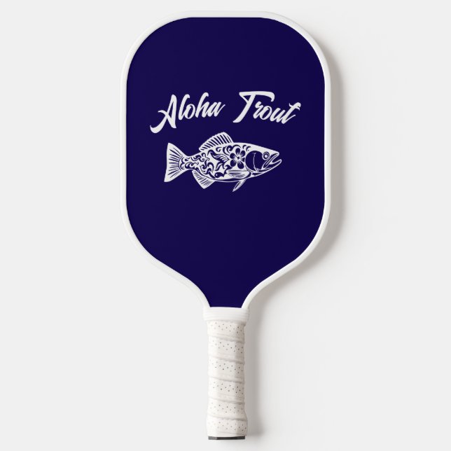 Palas De Pickleball Aloha Trout-Blue Hawaiian (Anverso)