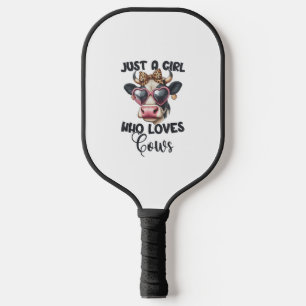 Palas De Pickleball Amante de las vacas sólo un Chica que ama a las va