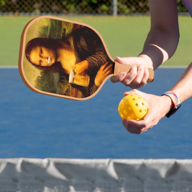 Palas De Pickleball Amantes de la cerveza Mona Lisa (in situ)
