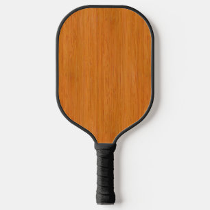 Palas De Pickleball Amber Bamboo Wood Grain Look