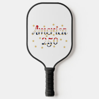 Palas De Pickleball America 250 red white blue gold Pickleball Paddle