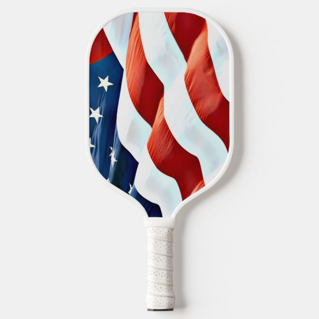 Palas De Pickleball America Flag Pickleball Paddle (Anverso)
