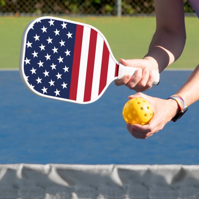 Palas De Pickleball American Flag (in situ)