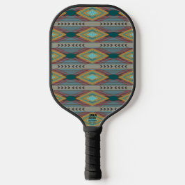 Palas De Pickleball American Southwest Patterned Art And Earthy Colors