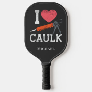 Palas De Pickleball Amo A Los Trabajadores De La Construcción De Caulk