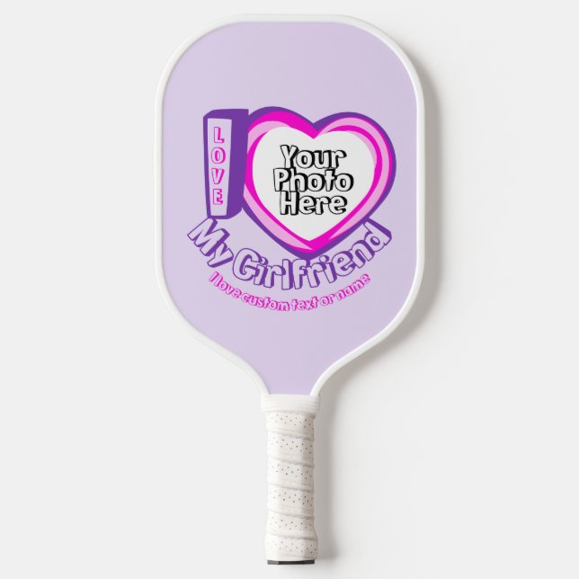 Palas De Pickleball Amo a mi novia de doble cara (Anverso)
