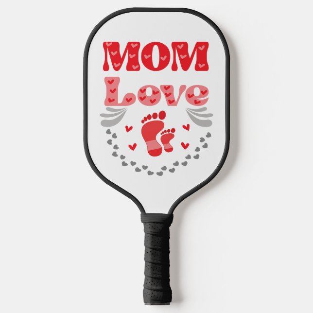 Palas De Pickleball Amor a mamá de los cuttos (Anverso)