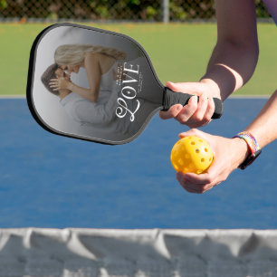 Palas De Pickleball Amor Moderno Sr y Sra Boda 2 Fotos Parejas
