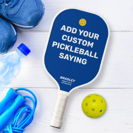 Palas De Pickleball Añadir la bola de picnic Personalizado que dice, T
