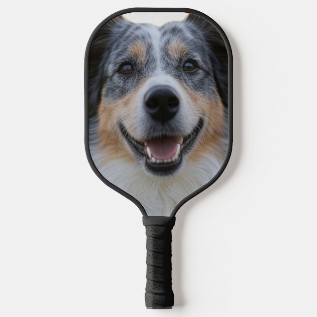 Palas De Pickleball Añadir Personalizar de fotografía Mascota (Anverso)