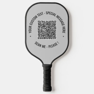 Palas De Pickleball Análisis de código QR Mensajes de texto y pádel pa