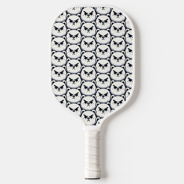 Palas De Pickleball Angry Polar Bear Design (Anverso)
