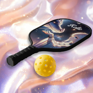 Palas De Pickleball Anime Chica y su mística del dragón