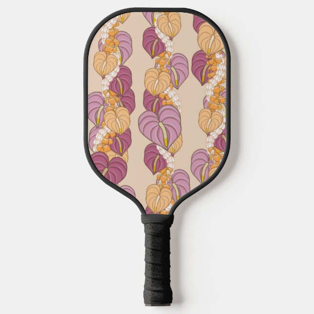Palas De Pickleball Anthurium Puakenikeni Lei Pickleball Paddle (Anverso)