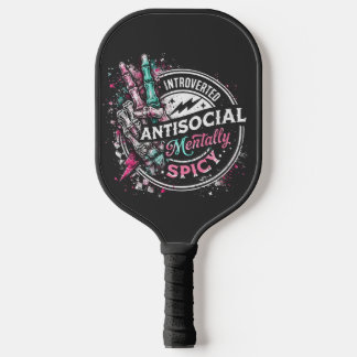 Palas De Pickleball Antisocial Introvertido y Mentalmente Picante