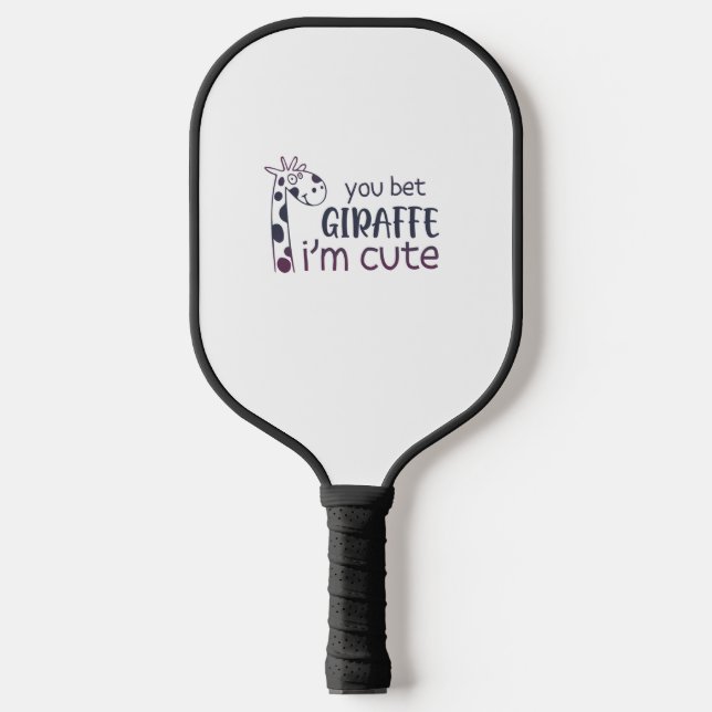 Palas De Pickleball Apostas a Giraffe que soy linda (Anverso)