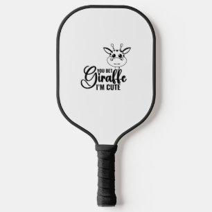 Palas De Pickleball Apuesto a que es una jirafa, soy linda, una bebé d