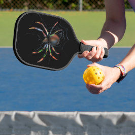 Palas De Pickleball Araña Metálica Y Baloncesto Web De Halloween De Te
