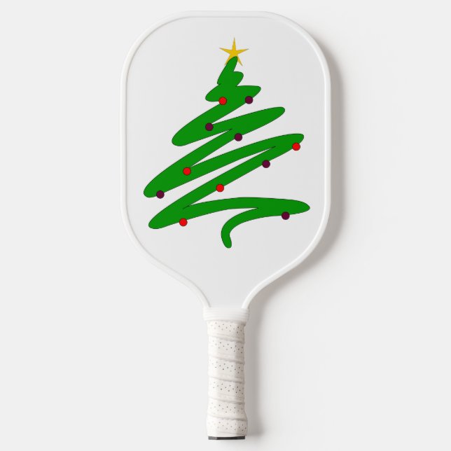 Palas De Pickleball Árbol de Navidad (Anverso)
