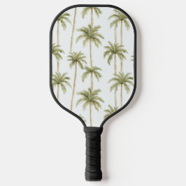 Palas De Pickleball Árboles de palma blancos verdes tropicales