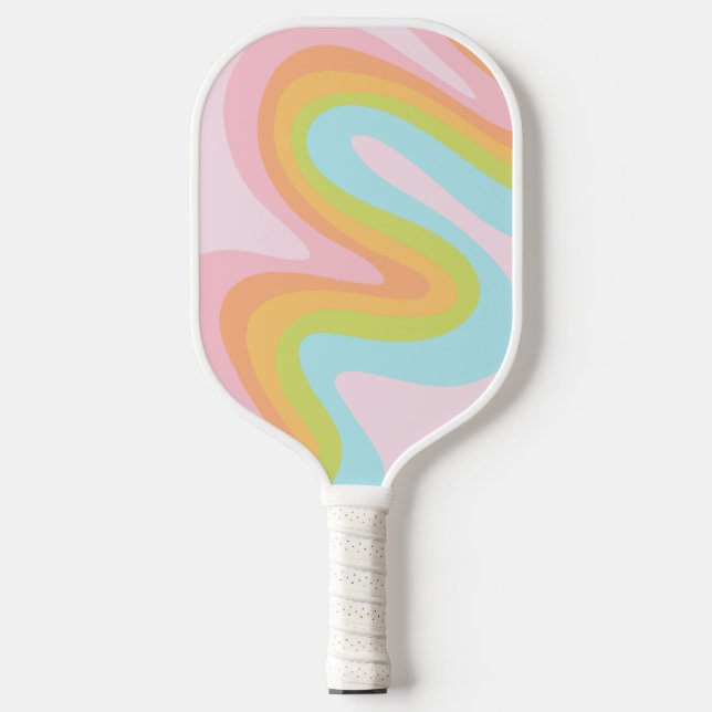 Palas De Pickleball Arcoiris pastel (Anverso)