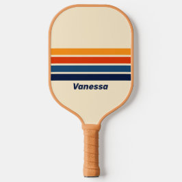 Palas De Pickleball Arcoiris retro del desierto a través de bandas con