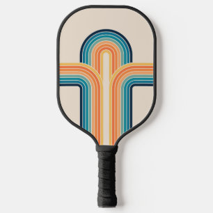Palas De Pickleball Arcos triple retro coloridos