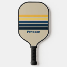 Palas De Pickleball Arena de Playa Vintage a través de Franjas con Nom