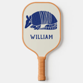 Palas De Pickleball Armadillo azul de la Marina Personalizada