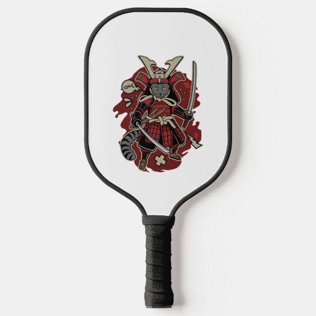 Palas De Pickleball Armored Cat Samurai (Anverso)