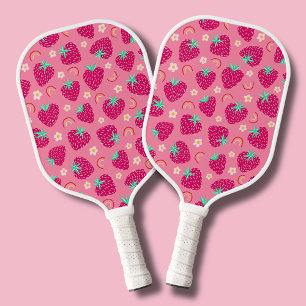 Palas De Pickleball Aroma de arcoiris de fresa de verano suave floral