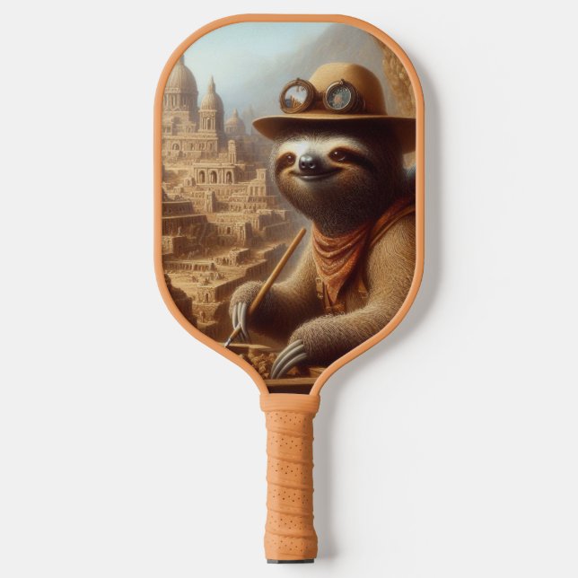 Palas De Pickleball Arqueólogo Sloth (Anverso)